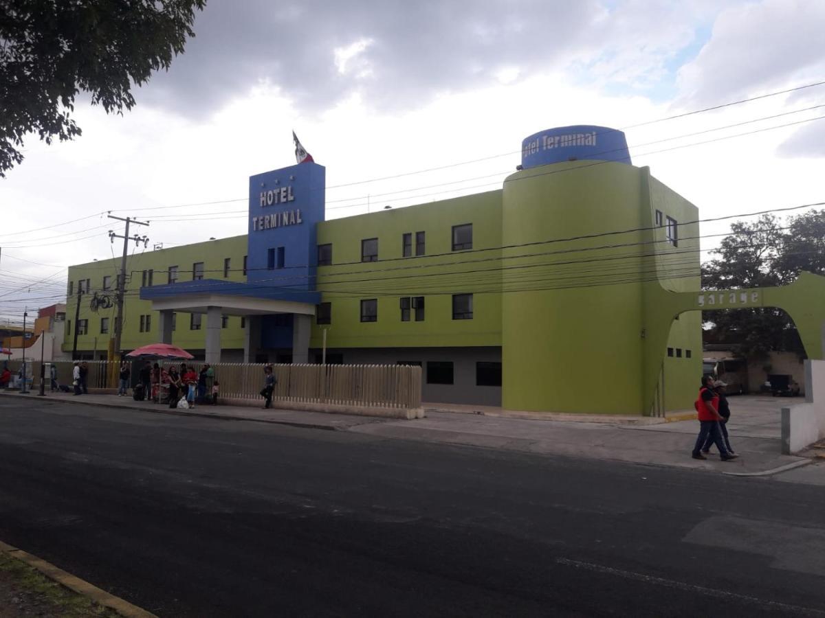 Hotel Terminal De Puebla Exteriör bild